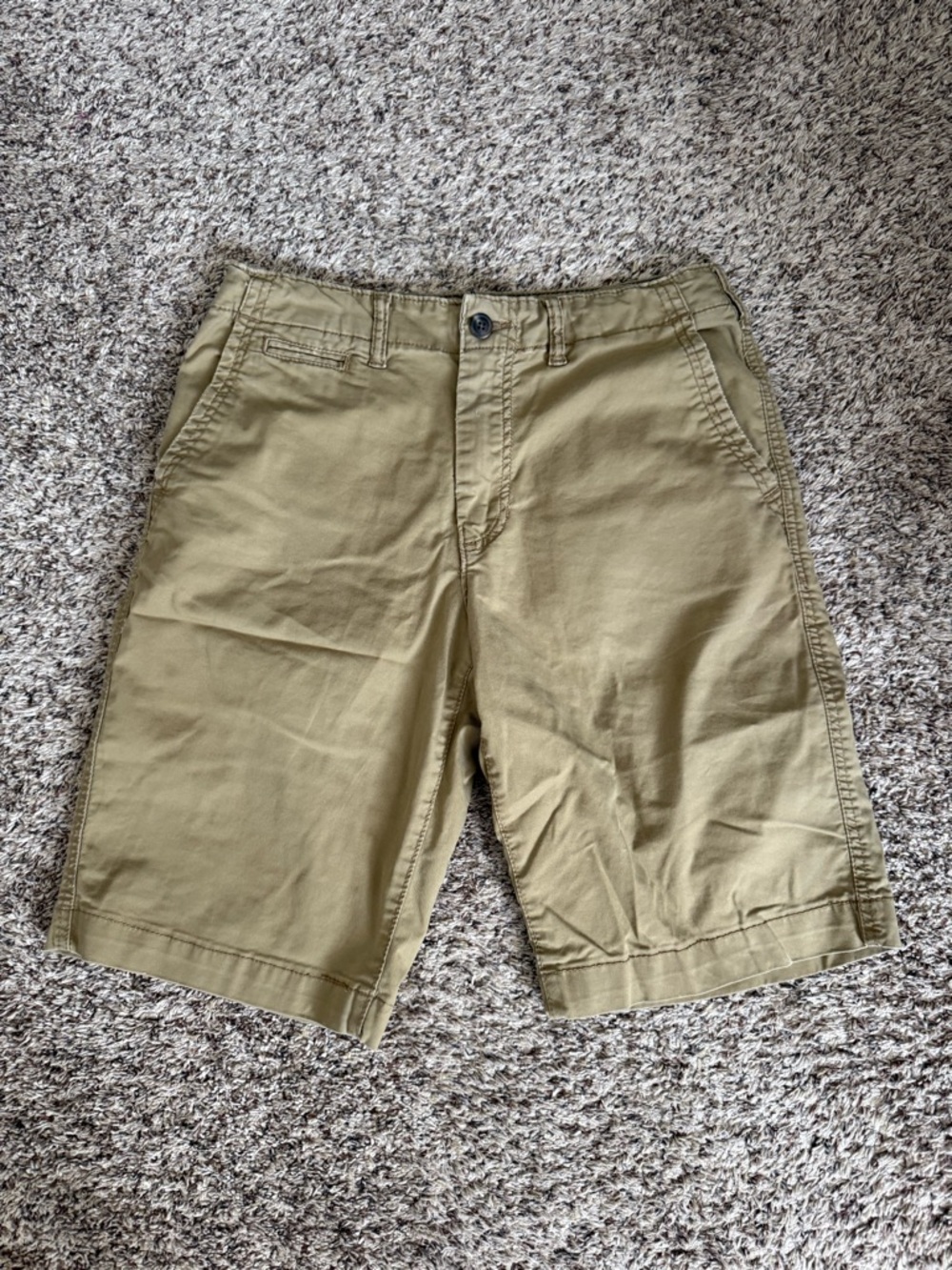 American Eagle Men's Classic Khaki Cotton Shorts